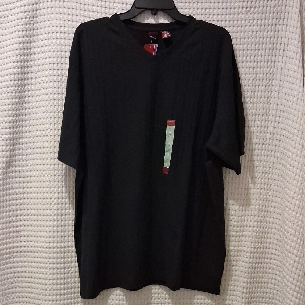 Merona Ebony Black Short Sleeve Men's Tee Sz XL